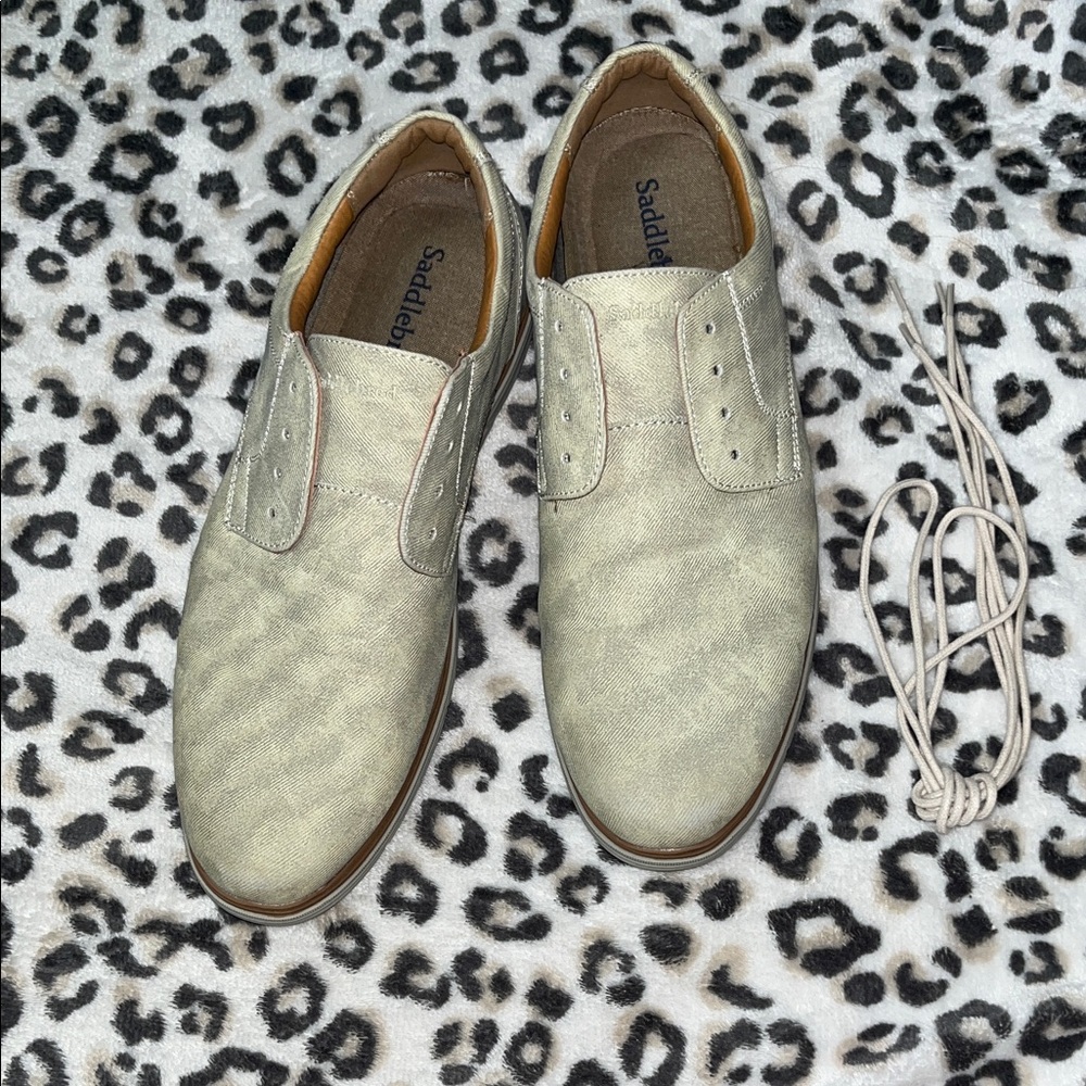 Saddlebred Men's Cream Loafers